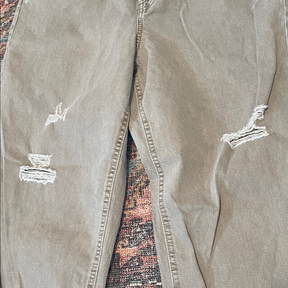 Wild Fable High Rise Button-Fly Jeans in Tan - Picture 11 of 16